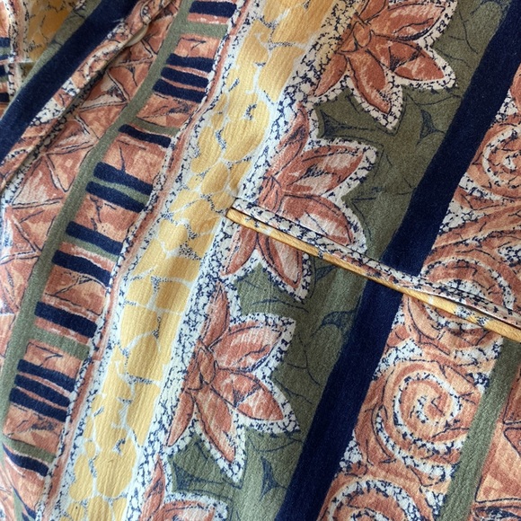 Vintage Toni Garment for CC Magic abstract floral print blazer 12 - Picture 8 of 11